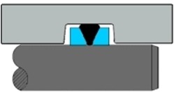Hydraulic DeltaMod™ Rod Seal Assembly