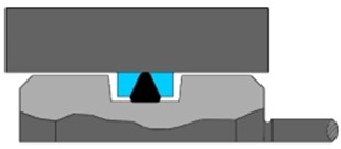 Pneumatic DeltaMod™ Piston Seal Assembly